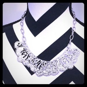 Lovely Silver Tone Necklace